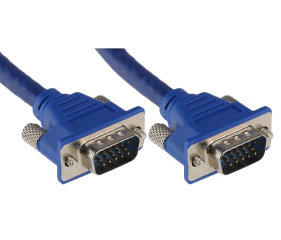 Product image for MALE /MALE LOW PROFILE AV CABLE 1M