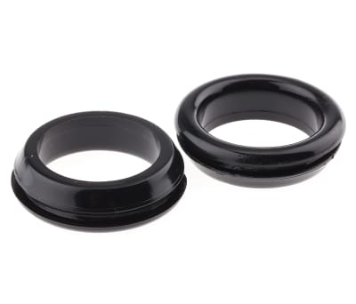 Product image for PVC Black grommet 30mm Bag 100