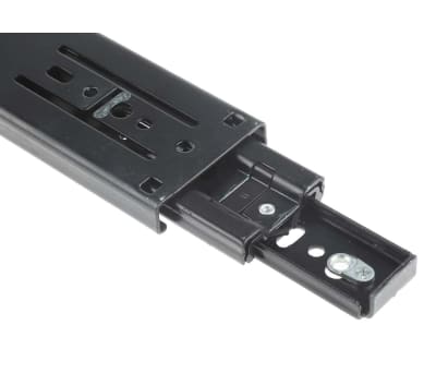 Product image for DRAWER SLIDE,BLACK ZP,LOAD 50KG,L.148MM