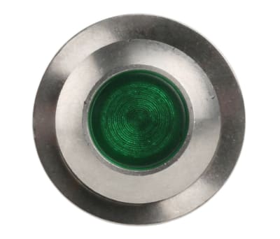 Product image for LED INDICATOR 12.7MM 538 GREEN 12-28VDC