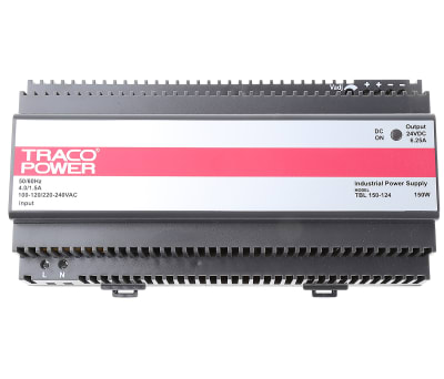 Product image for Power Supply,DIN rail,DC/DC,150W