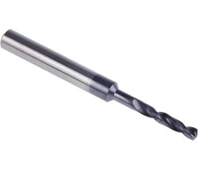 Product image for Dormer Solid Carbide Twist Drill Bit, 3.3mm x 62 mm