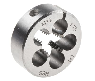 Product image for Metric HSS LH thread dieM12x1.75x1 5/16"