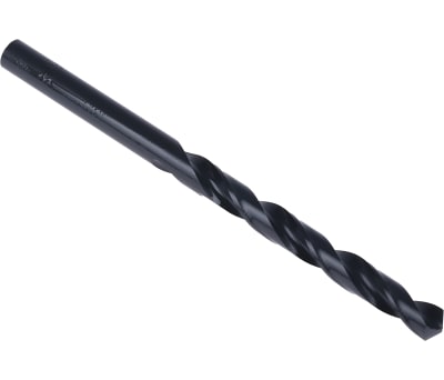 Product image for HSS ground flute jobber drill,1/4in dia