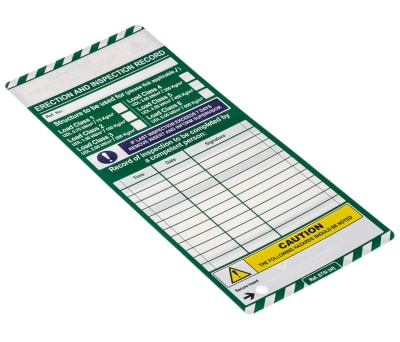 Product image for ScaffTag Scaffolding Tag