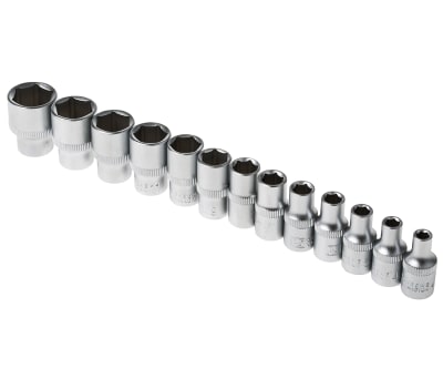 Product image for 14pcs 1/4 in. socket set, matt finish