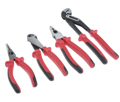 Product image for 4 piece ergonomic pliers set