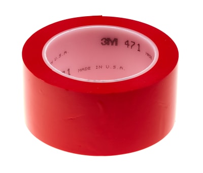 Product image for Vinyl tape 50 mm x 33 mm, red