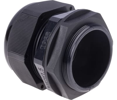 Product image for BLK ROUNDTOP IP68 30-38MM CABLEGLAND,M50