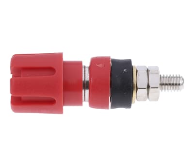 Product image for Small panel terminal, red,4mm