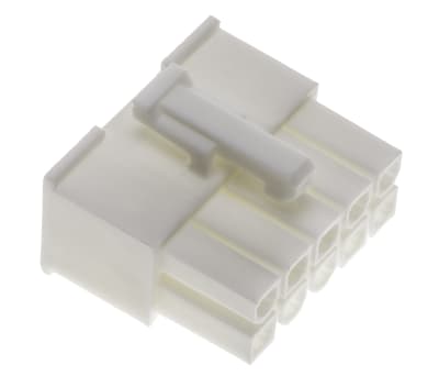 Product image for 10 way receptacle,Mini-Fit Jr,dual row