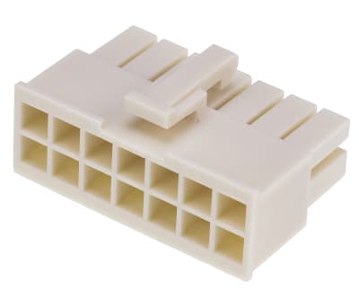 Product image for 14 way receptacle,Mini-Fit Jr,dual row