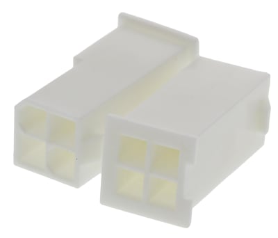 Product image for 4.20mm,housing,MiniFit,plug,nylon,DR,4w