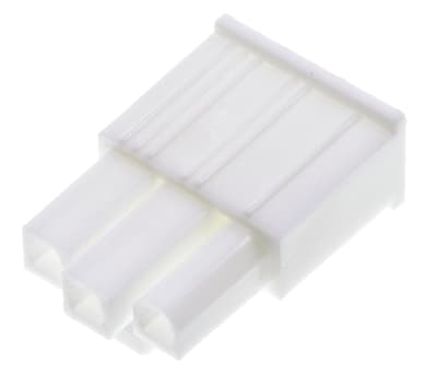 Product image for 3 way receptacle,Mini-Fit Jr,single row