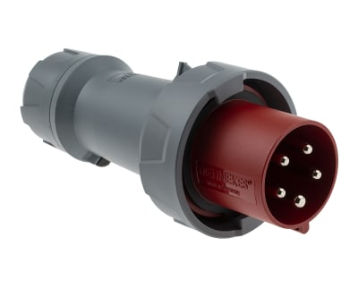 Product image for PLUG RED 3PN+E IP67 63A 400V