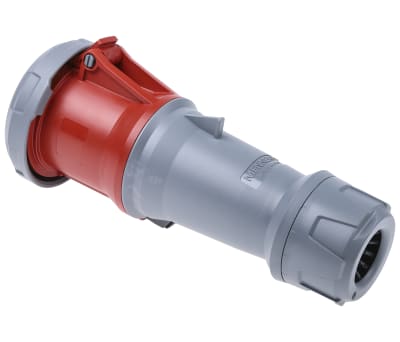 Product image for CONNECTOR RED 3P+E IP67 63A 415V