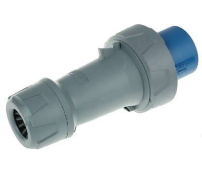 Product image for PLUG BLUE 2P+E IP67 63A 230V