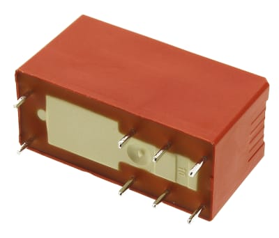 Product image for PCB Relay DPDT 8A 24Vdc AgNi