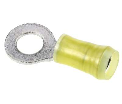 Product image for RING TERMINAL, PIDG,YELLOW, AWG 12-10,M6