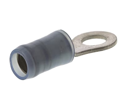 Product image for Ring terminal, PIDG, blue, AWG 16-14, M4