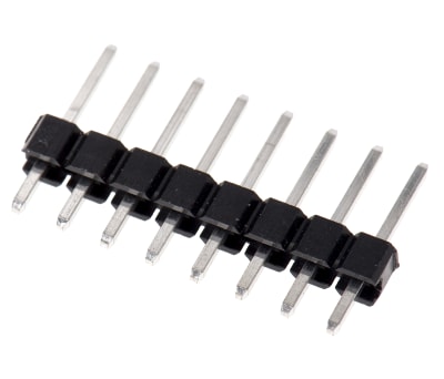 Product image for M20 HEADER, PIN, SIL, VERTICAL, 8 W