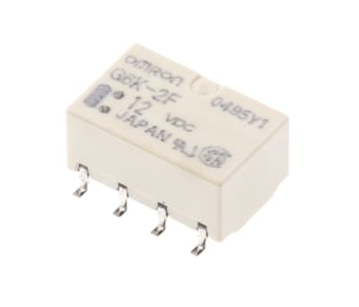 Product image for RELAY DPDT SMT OUT-L SUB-MIN.,1A 12VDC