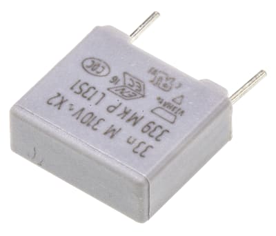 Product image for CAPACITOR RFI MKP X2 310VAC 33NF