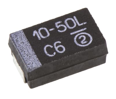 Product image for Capacitor Tantalum SMT 293D 50V 10uF