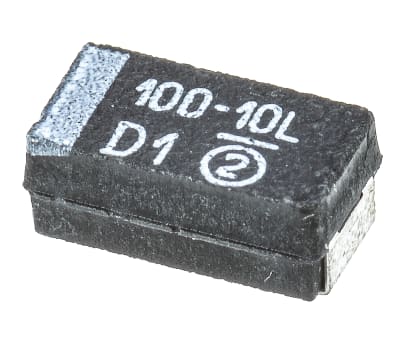 Product image for CAPACITOR TANTALUM SMT 593D 10V 100UF