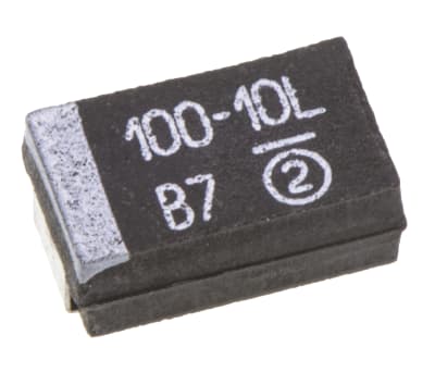Product image for CAPACITOR TANTALUM SMT 593D 10V 100UF