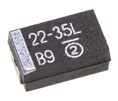 Product image for Capacitor Tantalum SMT 593D 35V 22uF