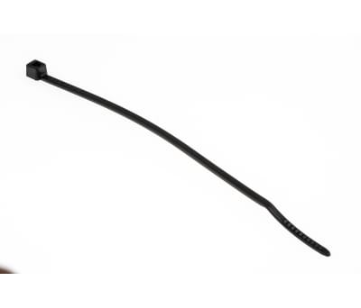 Product image for Black nylon cable tie 100x2.5mm