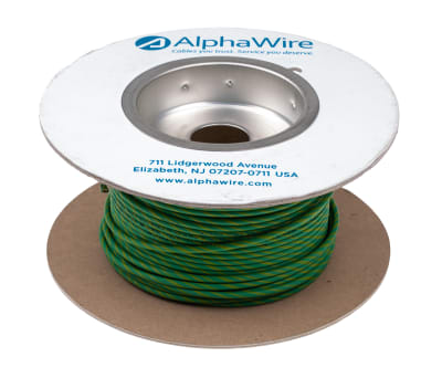 Product image for EcoWire 12AWG 600V UL11028 GR/YL 30m