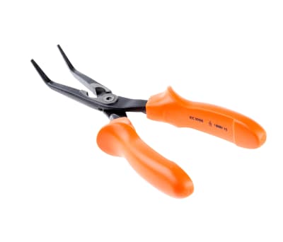 Product image for Snipe nose plier bent tip 60° 200mm