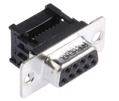 Product image for FLAT RIBBON IDC D-SUB 9WAY RECEPTACLE