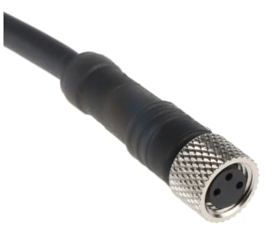 Product image for Cable, connector M8, 3 pin, 5m straight