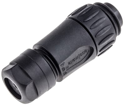 Product image for CABLE CONN MALE CRIMP 6+PE BLK B/A