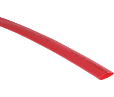 Product image for Red heatshrink tube 9/3mm i/d