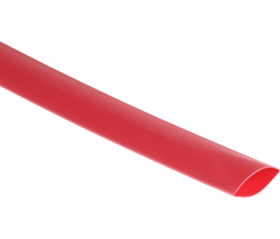 Product image for Red heatshrink tube 12/4mm i/d