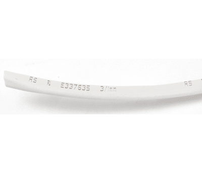 Product image for White heatshrink tube 3/1mm i/d