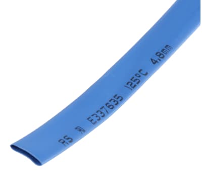 Product image for Blue low shrink temp tube 4.8mm i/d