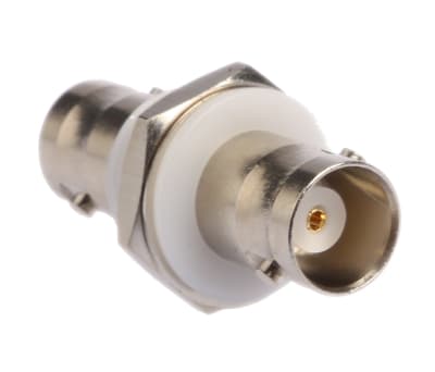 Product image for BNC RF PANEL ADAPTOR, JACK-JACK, 50 OHM