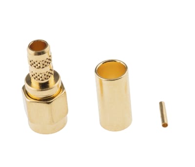 Product image for REVERSED SMA STRAIGHT CRIMP PLUG