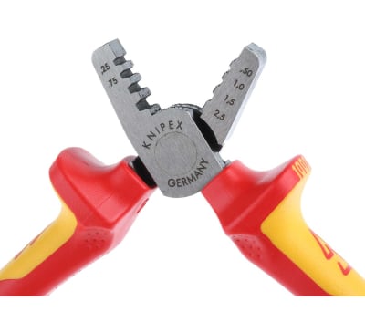 Product image for Knipex Plier Crimping Tool, 23AWG to 13AWG