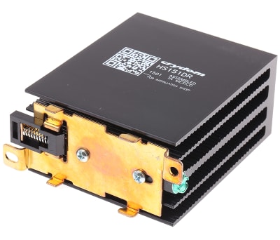 Product image for DIN Rail Solid State Relay Heatsink for use with Crydom SSR