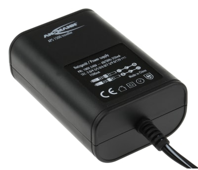 Product image for Ansmann, 18W Plug In Power Supply 3 V dc, 4.5 V dc, 5 V dc, 6 V dc, 7.5 V dc, 9 V dc, 12 V dc, 1.5A, Level V