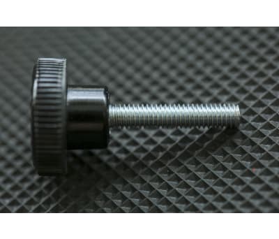 Product image for KNURLED TORQUE KNOB M4 X 20,18MM DIA.