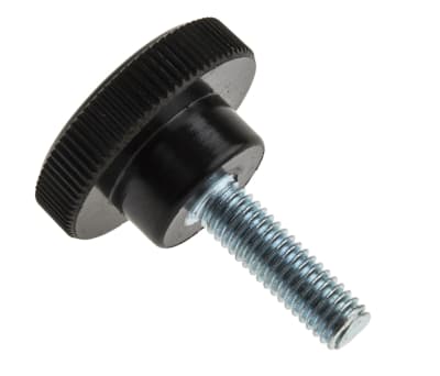 Product image for Knurled Torque Knob M6 x 20,26mm dia.