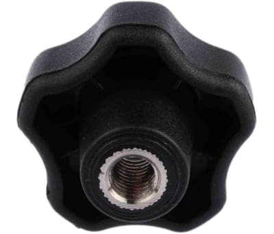 Product image for Star Knob,S/S Thru Insert,M8x15,40dia