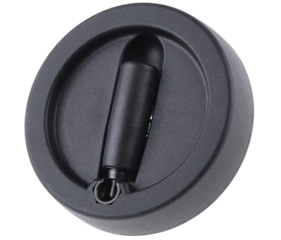 Product image for Handwheel w/recess ctr fold handle,100mm